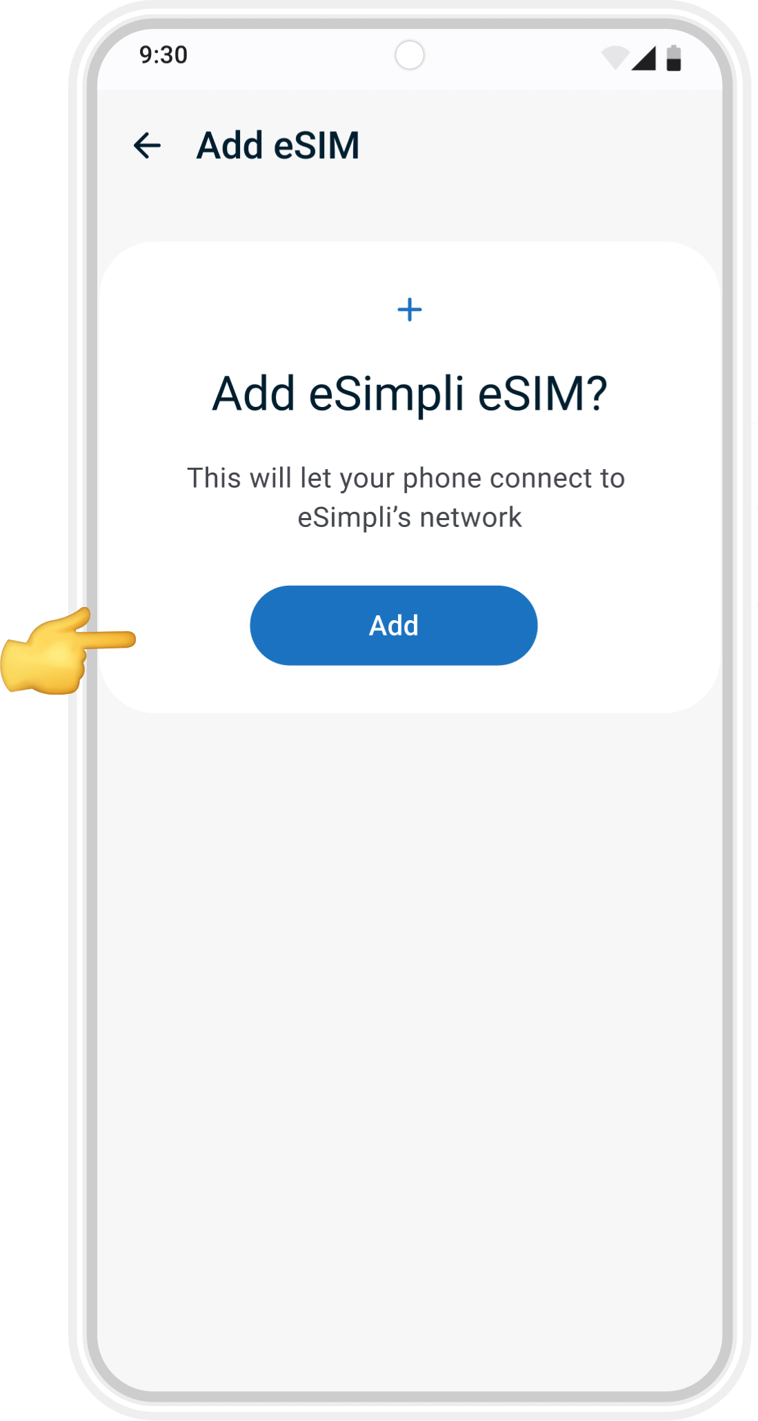 Confirm and Add